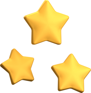 3D Stars Illustration  